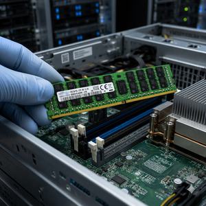 โมดูลหน่วยความจำเซิร์ฟเวอร์ M321RBGA0B40-CWK 256GB DDR5-4800 RECC Registered RDIMM แบบ 288 พิน สำหรับศูนย์ข้อมูล - Product Image 2