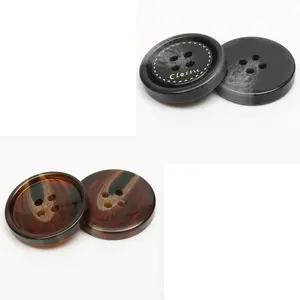 Strong Texture Easier Quality Custom Design Multi Color Button Plastic Resin Sewing Buttons