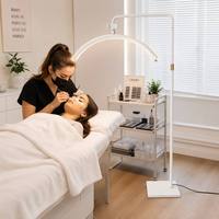 Lampe de table de manucure professionnelle Osum Beauty Salon, en aluminium moderne, avec lumière LED, réglable en hauteur et commande tactile