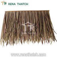 Tuiles de chaume artificielles à longue durée de vie, chaume synthétique en paille, chaume en plastique, tuiles de chaume pour maison, villa