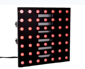 49pcs Stage Lighting Popular LED Beam Pixel Panel Wall Wash Matrix LED Light Golden Remote Control RGBW Lights