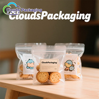 Fabrication sur mesure de sachets pour snacks, sachets pour bonbons, sachets à fermeture arrière, sachets en plastique transparents pour biscuits, emballages pour biscuits