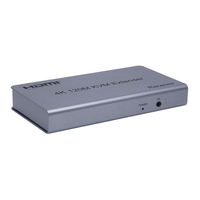 4K 120M KVM-Extender mit IR und Lokalem Loop-Out mit Audioausgang mit USB-Loop über Cat5 Cat6 Kabel Sender