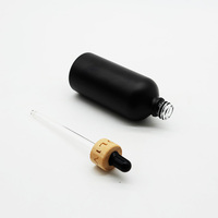 Vente chaude – Flacons compte-gouttes ronds noirs de 5 ml, 10 ml, 30 ml de bonne qualité pour huiles essentielles, lotions et cosmétiques (vente en gros)