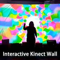 Kinect murale interactive Kinect capture l'installation interactive pour les enfants capteur de mouvement du corps AR jeux 3d et logiciel d'affichage
