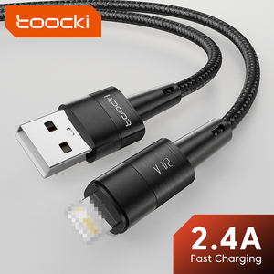 Câble <span class=keywords><strong>de</strong></span> charge rapide Toocki 2.4A, synchronisation des données 480 Mbps, finition métallique, <span class=keywords><strong>cordon</strong></span> flexible pour iPhone, expérience <span class=keywords><strong>de</strong></span> charge sécurisée - Product Image 1