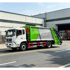 Véhicule de collecte des ordures diesel Dongfeng 15 CBM, camion poubelle à compression robuste, en promotion - Product Image 2