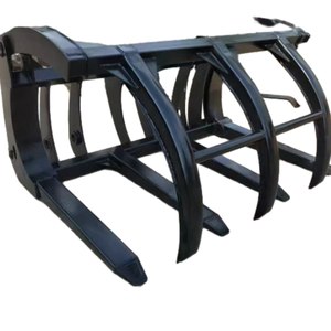 Suministro de fábrica a bajo precio: Horquilla de agarre de madera para cargadora de ruedas con bomba de motor y componentes centrales de cojinetes - Product Image 1