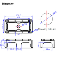 Barre omnibus haute intensité 300A 16 voies 4*M6 12*M4 pour câblage automobile, VR, marine, bloc de distribution de puissance, bornier de distribution