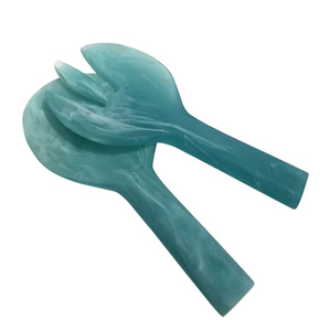 ชุดช้อนเรซิ่นลายวนสไตล์วินเทจอาร์ตเดโคสุดคลาสสิก ชุดอุปกรณ์เสิร์ฟสลัดและเครื่องใช้บนโต๊ะอาหารที่ดีที่สุดสำหรับงานแต่งงานในราคาที่คุ้มค่า - Product Image 1