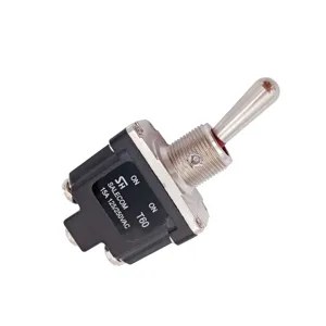 Electrical Metal Toggle Switch 16A 250VAC on off Momentary Toggle Lighting Switch with Water Proof IP68