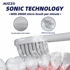Batterie betriebene Sonic 24000 Vibration Elektrische Zahnbürste Schlanke Sonic Elektrische Zahnbürste