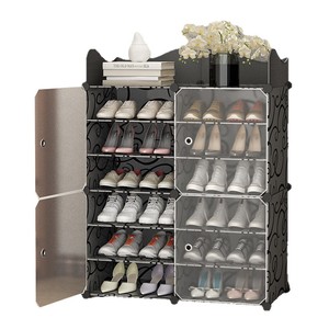 <b>Shoe</b> Cabinet Plastic Dustproof Space Saving Freestanding <b>Shoe</b> <b>Rack</b> Modern Minimalist Design Indoor <b>Storage</b> Organizer - Product Image 5