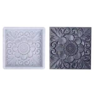 Lotus <span class=keywords><strong>Ciment</strong></span> Brique Moule Jardin <span class=keywords><strong>Ciment</strong></span> Carrelage Moule En Plastique Carrelage Moule - Product Image 1