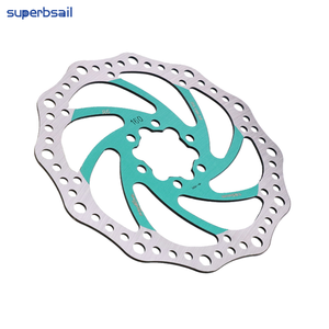 Superbsail高品质160毫米制动盘，用于公路自行车制动转子垫，带6个螺钉更换附件 - Product Image 6