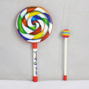 Vente en gros directe d'usine : Instruments de percussion Orff bon marché pour l'éducation précoce des étudiants – Tambours sucettes - Product Image 4