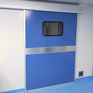 Porte coulissante automatique de conception industrielle pour la surface de finition hermétiquement scellée et hermétique de pièce propre - Product Image 4