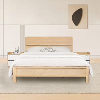 Lits en bois de qualité supérieure fabriqués en Chine lit King Size durable et écologique Ensembles de meubles de chambre à coucher minimalistes