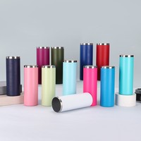 20oz 30oz Sublimatie Tumbler Skinny RVS Dubbelwandige Geïsoleerde Rechte Tumbler Bekers Blank Wit met Deksel en Rietje