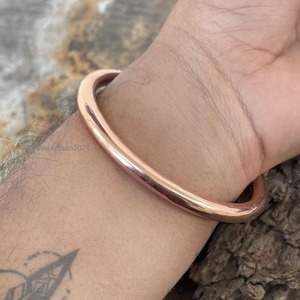 Versatile Handcrafted Copper <b>Magnetic</b> <b>Bracelet</b> With Adjustable Bangle Style For Men <b>Women</b> Everyday Fashion And Gifting - Product Image 3
