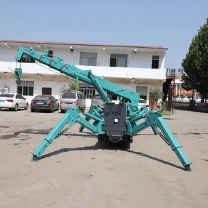 3T diesel engine drive electric spider crane Hydraulic Crane Mobile Crane For Construction Works