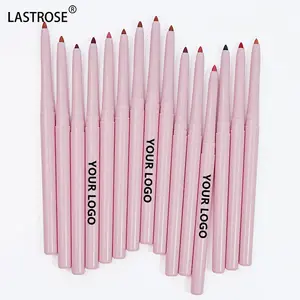 Matte Lipliner Potlood Prive Logo Veganistisch Wreedheid Gratis Romige Lipliner Donkerbruine Nude Lipliner High Pigment Lip Liner