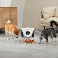 Nouvelle caméra intelligente pour friandises pour chien avec laser, alimentation automatique, surveillance de la marche, audio bidirectionnel pour chien et chat, jouet robot compagnon à distance
