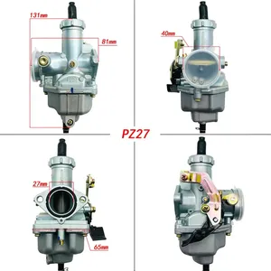 Carburatore Universale per Moto PZ27 Compatibile con AKT-180-TTR CG150 XL185 XR150L FT150 08 NHL P/FT150 06-16, AZL 13-16; 180 13-20 - Product Image 2