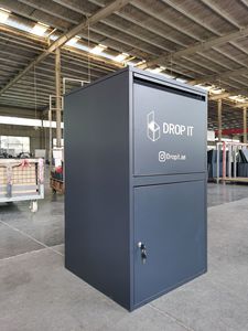 Biểu tượng tùy chỉnh gói lớn Giao hàng bưu kiện hộp thư thả kim loại an toàn gói hộp giao hàng - Product Image 3