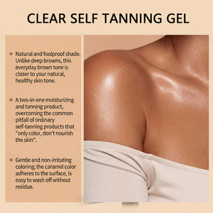 Gel Bronceador Suavizante de <span class=keywords><strong>Piel</strong></span>, Hidratante, Refrescante, No Grasoso, para Crear una <span class=keywords><strong>Piel</strong></span> con Aspecto Radiante - Product Image 2