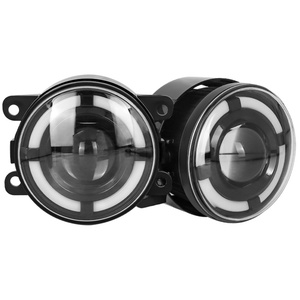 Feux antibrouillard LED ronds blancs de 3 pouces 70W 6000K pour voiture, anneau halo pour feux antibrouillard routiers pour voiture - Product Image 3