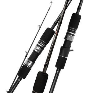 Canne à pêche en mer robuste pour jigging lent, modèle One Half MH Tuning, en carbone creux, pour bateau, longueur pliée 132 cm, pour poisson-chat - Product Image 1