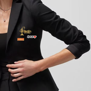 Sang Trọng Tùy Chỉnh Phụ Nữ Kim Loại Trâm Cài Thiết Kế Phong Cách Hiện Đại Logo Thư An Toàn <span class=keywords><strong>Pin</strong></span> Thời Trang Ve Áo Pins Nhà Sản Xuất Tùy Chỉnh Tùy Chỉnh - Product Image 2