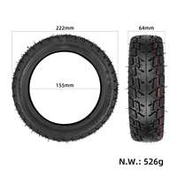 Pneu tubeless tout-terrain Ulip 8,5 pouces, caoutchouc résistant à l'eau, antidérapant, anti-explosion, frein à disque au lithium pour M365 1S Pro2 Mi3