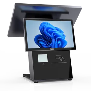 Roestvrij Punt Van Verkoop All In One Touch Pos Systeem Ingebouwde Pos Machine Met 58/80Mm Printer