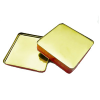 Boîte en fer blanc carrée personnalisée, recyclable, écologique, pour emballage alimentaire et cadeaux, capacité 1000 ml, pour gâteaux de lune et sucre