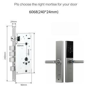 <b>Smart</b> Lock Fingerprint <b>Smart</b> Door Lock Password Keyless Apartment Room App <b>Camera</b> Digital Door Lock - Product Image 3