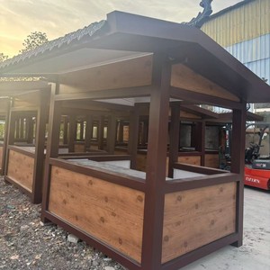 Quiosco de pago al aire libre con carcasa metálica, de pie, para parques, calles comerciales y puestos de venta. - Product Image 3