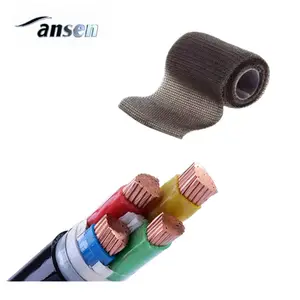 Pembungkus kabel armor pita cor bahan struktural perlindungan strip kain rajut serat kaca fleksibel kabel dan splices.