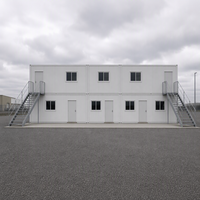 Maison conteneur extensible personnalisable, étanche, ignifuge et anticorrosion pour dortoirs de construction et scolaires