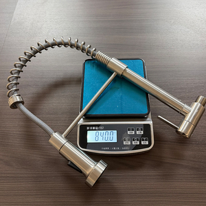 Grifo <span class=keywords><strong>de</strong></span> <span class=keywords><strong>Cocina</strong></span> Montado en la <span class=keywords><strong>Pared</strong></span>, Grifo <span class=keywords><strong>de</strong></span> Acero Inoxidable para <span class=keywords><strong>Cocina</strong></span> Gourmet, Grifo <span class=keywords><strong>de</strong></span> <span class=keywords><strong>Cocina</strong></span> Flexible con Resorte Extraíble - Product Image 3