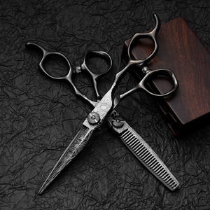 Professional Hairdressing Scissors Set 6 Inch Stainless Steel Thinning Shears Salon Hair Cutting Tools - Product Image 1