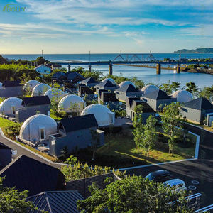 ボリン 5M/6M/7M/8M カスタマイズ可能 モダンラグジュアリー PVC グランピング 四季対応 ドーム型ホテルハウス ワンベッドルーム＆リビングルーム付き - Product Image 4