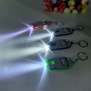 2025 Logo personnalisé ouvre-bouteille Portable LED porte-clés à la mode porte-clés en métal pour la publicité et les Souvenirs - Product Image 4
