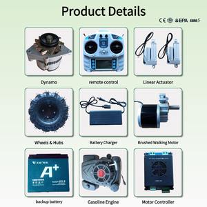 <span class=keywords><strong>Tondeuse</strong></span> à gazon robotisée Vigorun VTW550, <span class=keywords><strong>tondeuse</strong></span> à gazon qui économise du temps et de la main-d'œuvre, télécommande pour terres agricoles - Product Image 3