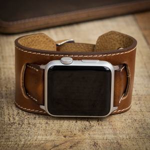 Style à carreaux pour montre bracelet en cuir boucle milanaise acier inoxydable pour taille 42mm 38mm MCR-0007 - Product Image 1