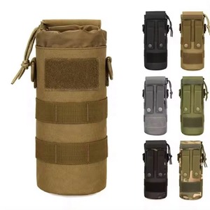 Free Sample Custom Wholesale Durable Folded Tactical <b>Water</b> Bottle Holder Bag Outdoor Travel Unisex Kettle <b>Pouches</b> For Camping - Product Image 1