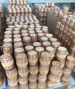 Biểu Tượng Tùy Chỉnh Bia Bằng Gỗ Barrel Bar Nhà Hàng Bằng Gỗ Sồi Pháp Tequila Rượu Vang Thùng Giá Trang Trí Nội Thất, 5 Gallon Sồi Thùng Để Bán - Product Image 2
