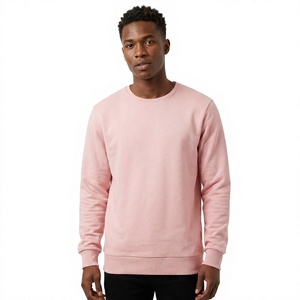 KISSM10 sweat-shirt 100% coton rose pour homme, col rond, tricoté, tissage, taille plus, sweat à capuche, mode hiver - Product Image 1