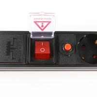 Allemagne 12-Way Power Distribution Unit (PDU) Socket avec interrupteur Protection contre les surcharges-Rack Equipment